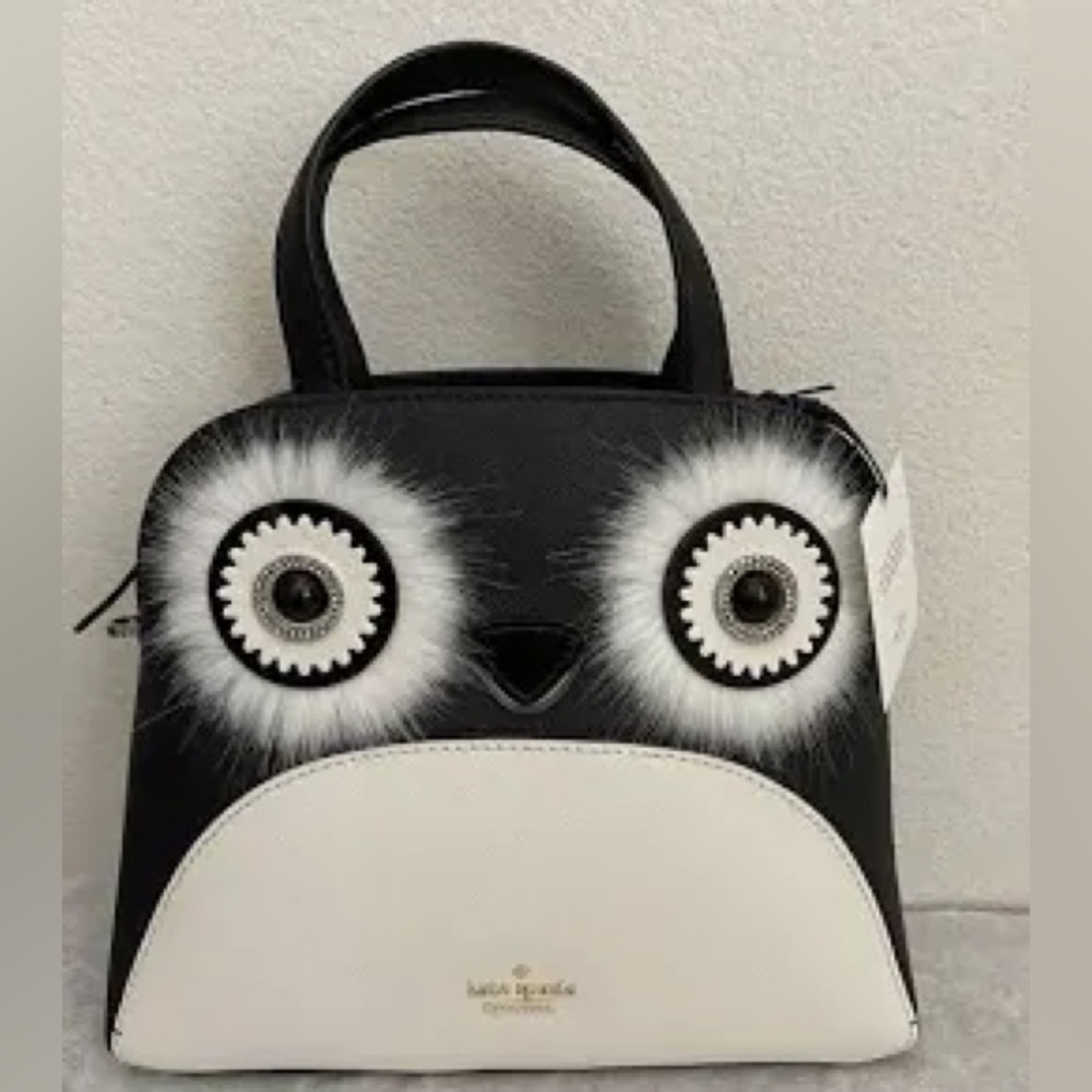 Kate Spade Dashing Beauty Penguin Small Lottie Leather Bag